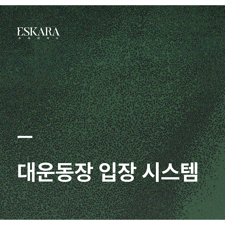 [ESKARA: 초록의 파도 대운동장 입장 시스템 안내]
